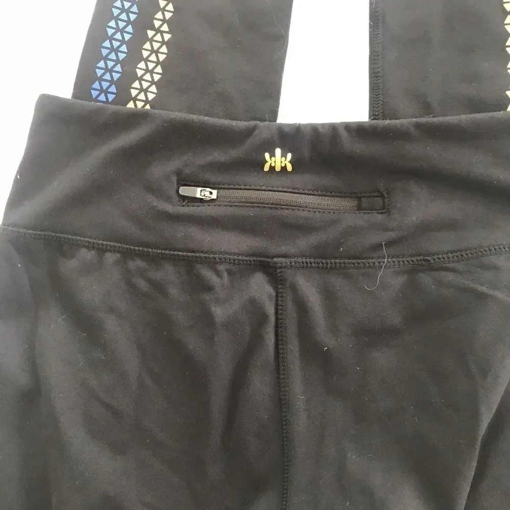 Kyodan leggings with colorful leg details, size S